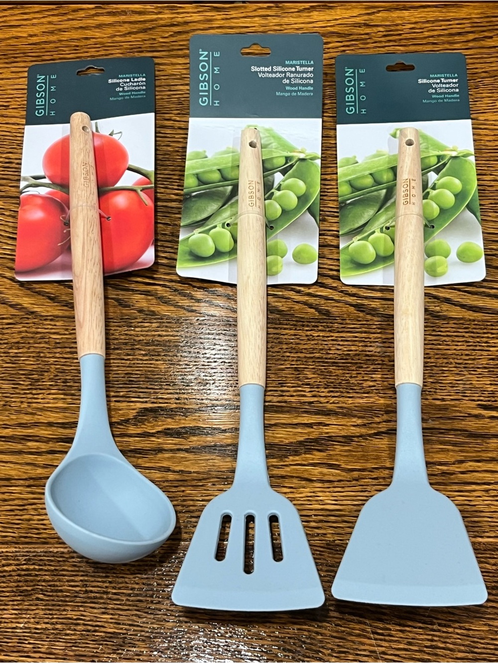 Gibson Home Maristella 3-Piece Silicone Kitchen Utensil Set – NWT
